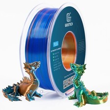Geeetech 3D Printer Filament Silk Tricolor PLA Orange Blue Green 1.75mm 1KG/roll