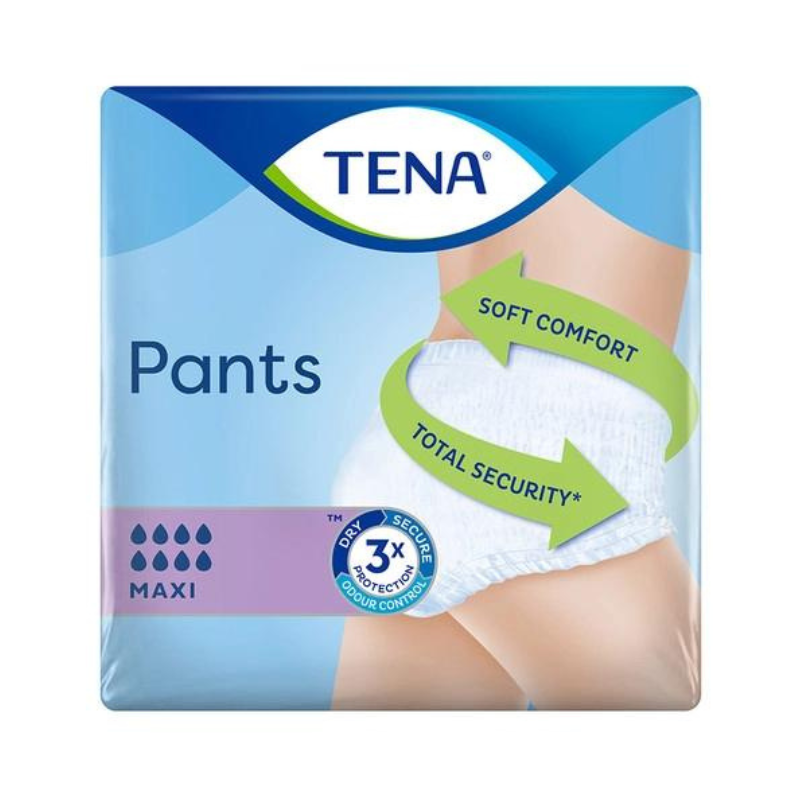 4 x TENA Pants Maxi Medium 10 Pack Discreet and Comfortable