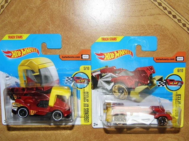 HotWheels 2017 1:64 "LEGENDS OF SPEED" Track Stars Modell Auto Modell Hot Wheels