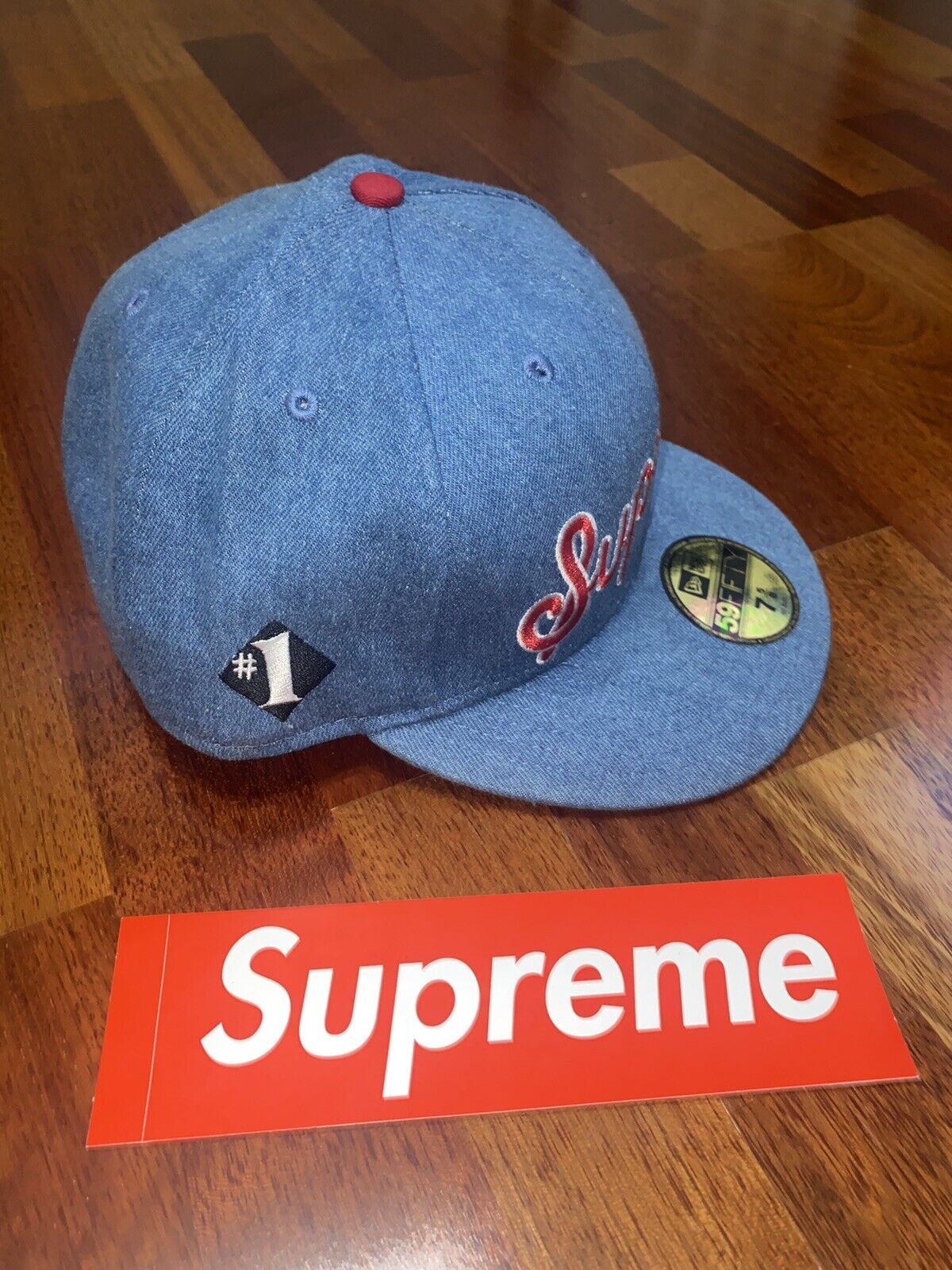 売れ筋がひ新作！ 新品Supreme Goat New Era Light Blue 7-5/8