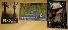 3 x UK indie/small press comics - Flood (Chris Kent), Gill Hatcher, Apes'n'Capes