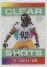 2021 Panini Illusions Clear Shots Emerald James Harrison #CS-15 00em