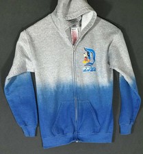 Disneyland 2022 Mickey Mouse Hoodie Zip Up Gray Blue Kids Medium 3
