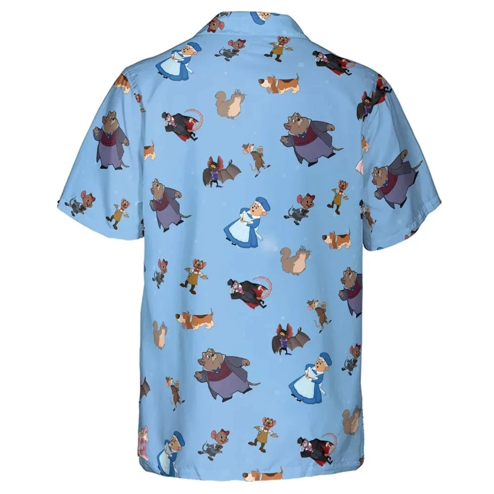 Great Mouse Detective Characters Hawaiian Shirt