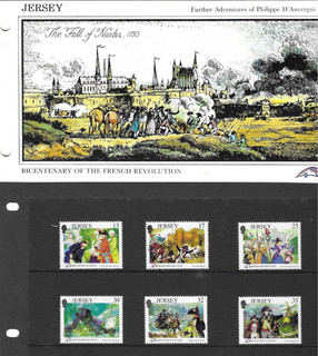 Jersey Presentation Pack Bicentenary of French Revolution 1989 (1044)