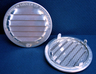 4'' round Vent - Tab Style - Mill - Pkg of 4