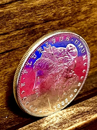 1885 P Morgan Dollar- CH BU + WHITE  CAMEO DMPL clearance start  $.99