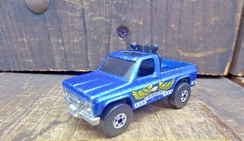 Hot Wheels Bywayman Eagle Truck in Blue '82 BROKE ROLLBAR LIGHT LOOSE-MAKE OFFER
