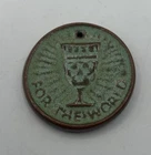 Frankoma Art Pottery "For The World" "Dare To Be No Longer Strangers" Medallion