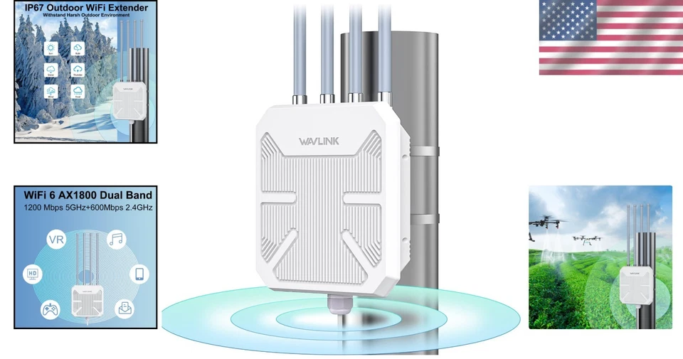 Starlink Compatible Outdoor WiFi Booster - Image 2 of 4