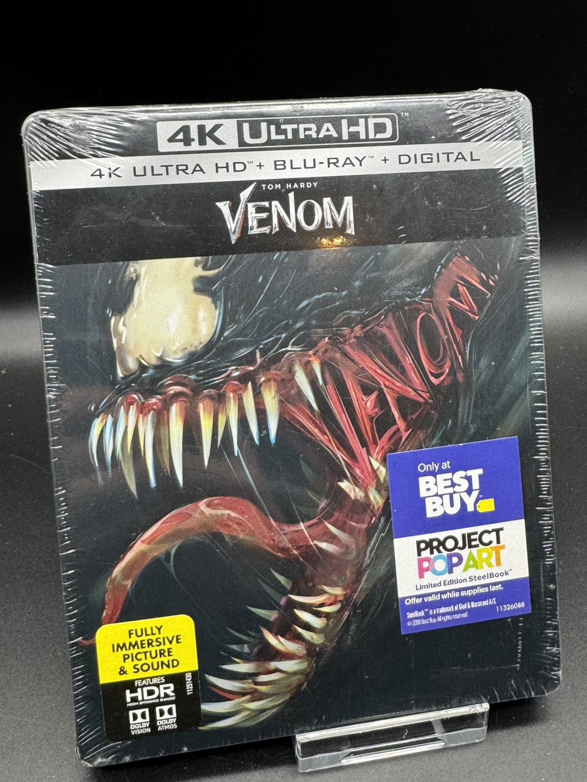 Venom (Blu-ray, 2018, , Steelbook Edition) Best Buy Exclusive 4K Ultra HD New