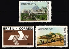 Brasilien 1270-1272 ohne Gummi wie verausgabt #IE151