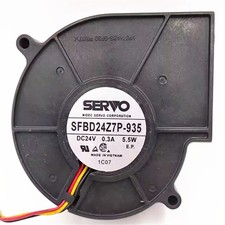 New SERVO SFBD24Z7P-935 DC24V 0.3A 5.5W 3-Pin Turbo Cooling Fan #iw