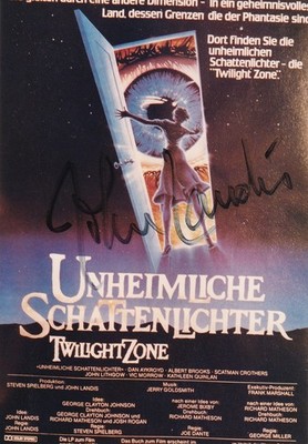 John Landis Original Autograph On Photo