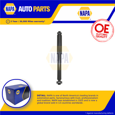 2x Shock Absorbers (Pair) fits CITROEN C3 Mk2 VTi 1.0 Rear 2012 on ZMZ(EB0) NAPA
