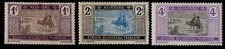 Mauritania French West Africa 1913-7 SG18, SG19, SG20 1c, 2c, 4c LHMint/Unused