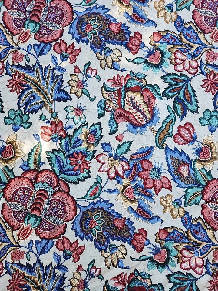 Waverly Henry Ford Museum Greenfield Fabric Jacobean Floral 10 Yards x 55" W - Image 2 of 4
