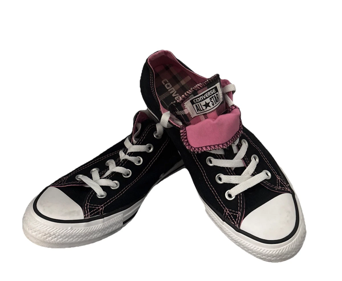 EUC Limited Edition Like New Converse Black Fives Double Tongue High Tops CONVERSE Women main image 2
