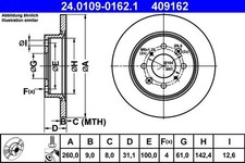 Disque de frein Honda INSIGHT