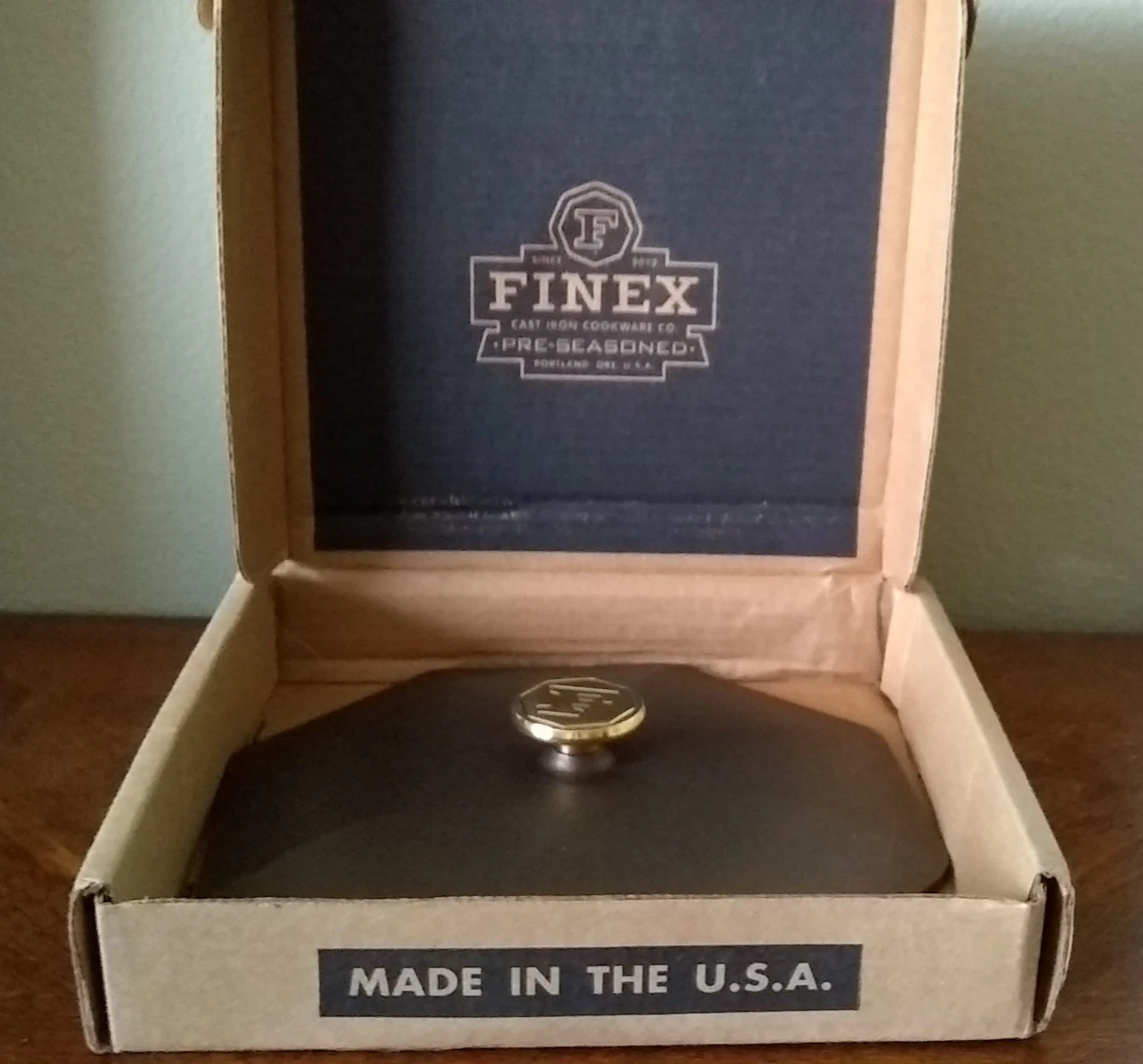 Finex Seasoned Cast Iron Skillet Lid, 10 Inch  * NEW *