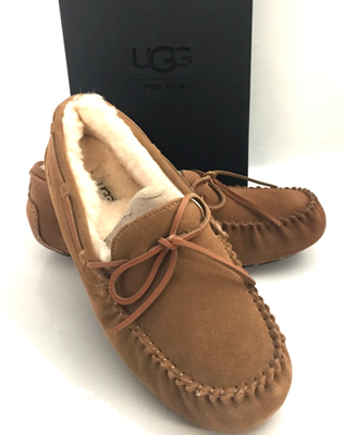 UGG Australia Olsen Mens Slippers Chestnut Suede Loafers  display picture 1