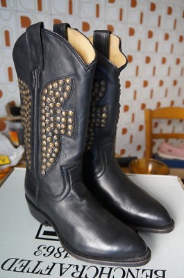 Frye Billy Hammered Stud, Damen Stiefel - Schwarz (Blk), 37 EU (5 UK) -10 