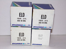 Lot of 4 Sylvania ELD Projection Lamps 150W 21V New but old stock
