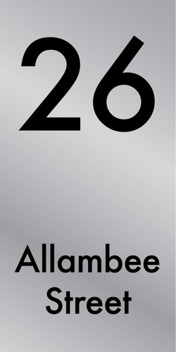 Custom Aluminium House Number and Street Name Address Sign Plaque Metal Gift - Picture 12 of 12
