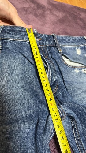 Guess Los Angeles Jeans Tears Blue Size 34 - Picture 8 of 8