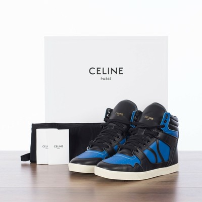 celine lace up leather sneaker