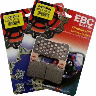 FITS KAWASAKI Z 1000 ZR1000 DAF-DDF 2010-13 EBC FRONT BRAKE PAD PADS FA379HH x2