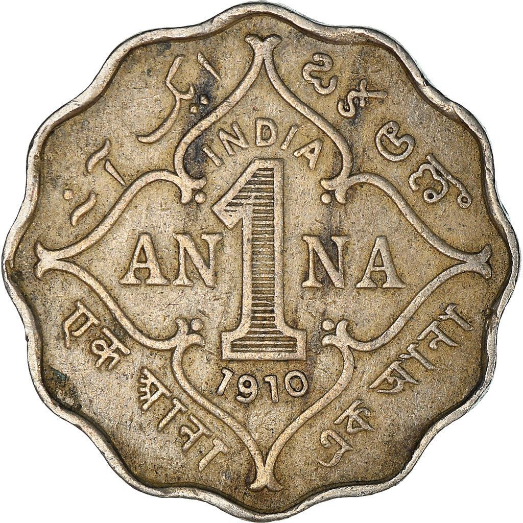 India - British | 1 Anna Coin | King Edward VII | Km:504 | 1906