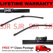 DIRECT FIT FRONT WIPER BLADES PAIR 24" + 19" FOR VOLKSWAGEN PASSAT CC 2012 ON