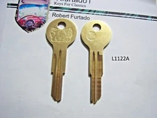 Key Blanks for Vintage Studebaker glove box/trunk 1960 to 1962 (L1122A)