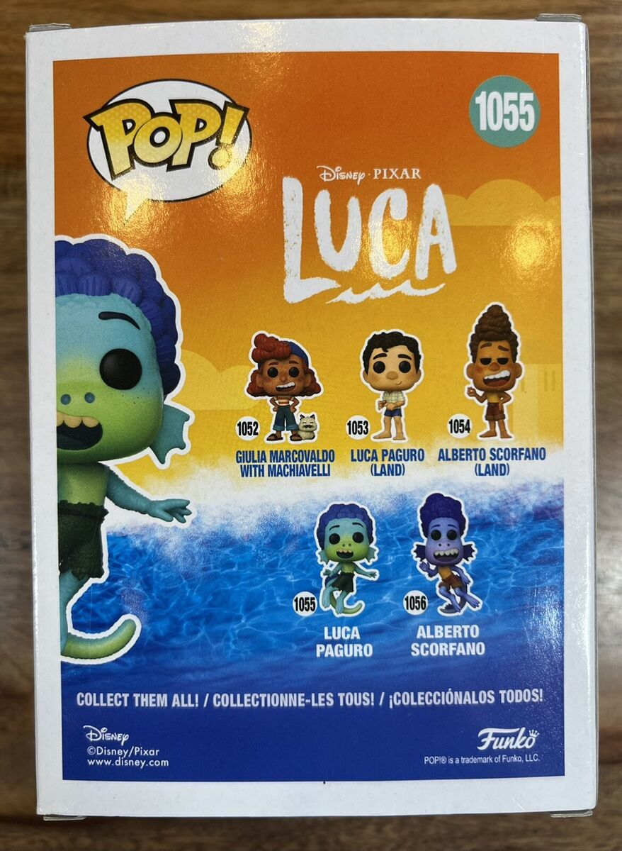 Funko Pop! Disney Pixar Luca - Luca Paguro (Sea Monster) #1055 Vinyl Figure  New