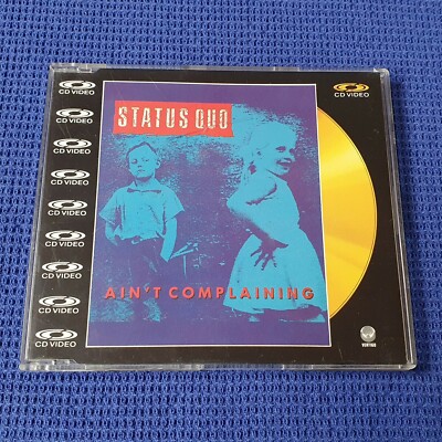 Status Quo Ain't Complaining Rare Gold UK PAL CD Video Single CDV 080 322-2