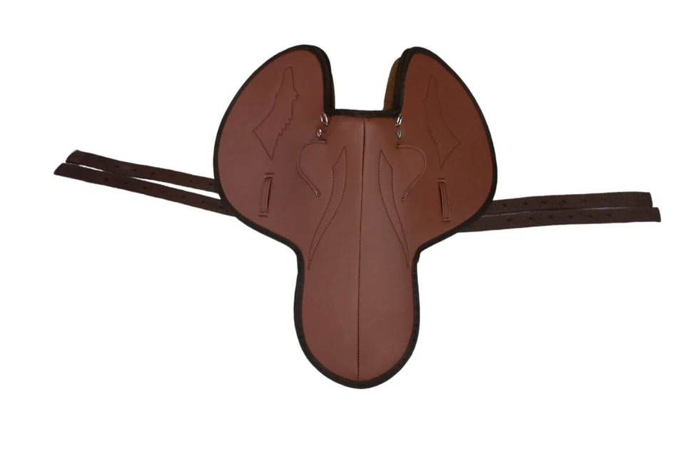 Nuevo sillín de ejercicio sintético marrón sillín de carreras ligero todos los tamaños Foto 4 de 4