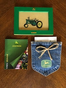 John Deere 2006 & 2011 Toys Catalog+Craft Jeans Pocket+Craft Embroidery Picture