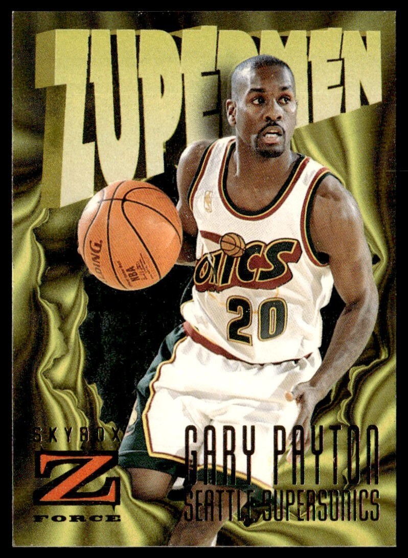 スポーツ選手 Panini Gary Payton 1of1 Gary Payton 2023-24 Panini Phoenix Blue Ice No.27 Seattle