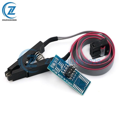 Clip Test SOP8 + Programmer CH341A - Kit Réparation BIOS Flash EEPROM | Heevhas