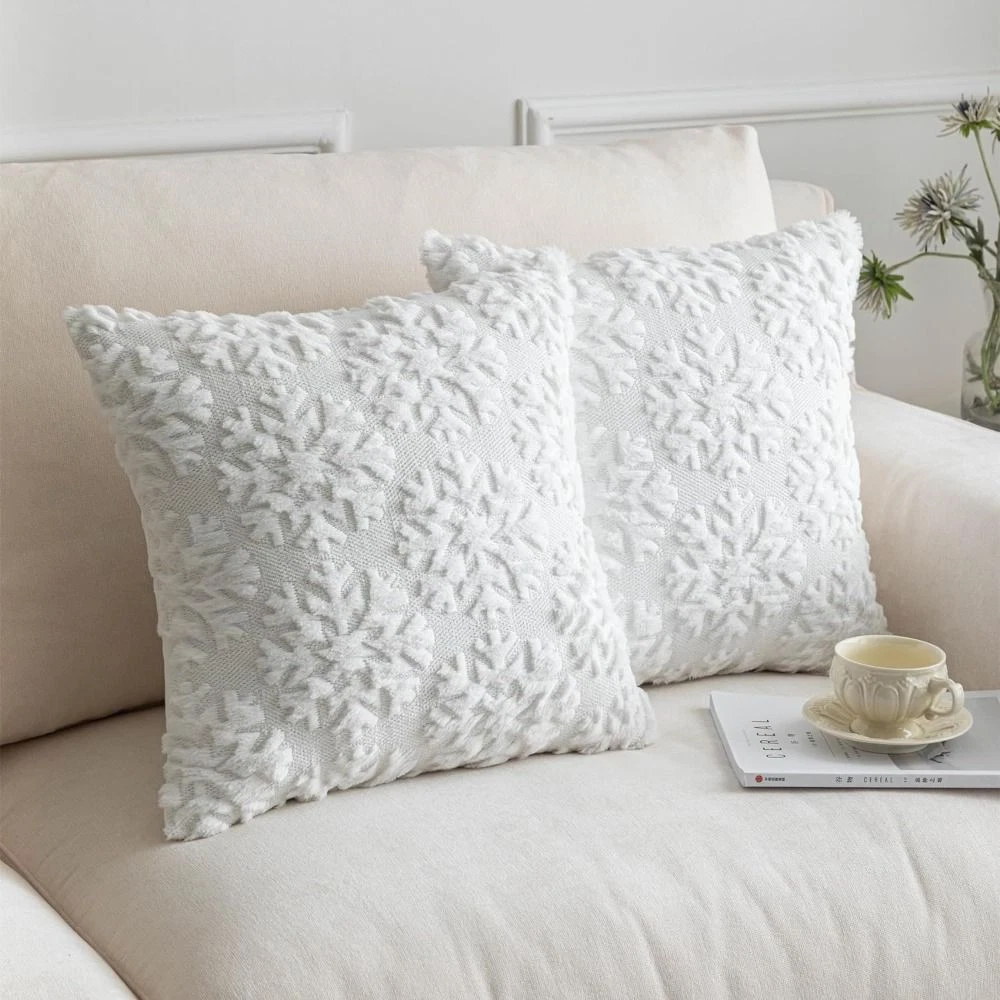 Snowflake pillow cheap shams