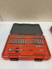Proto Socket Set 1/4 Dr 47Pc Sae & Mm 12Pt Aero
