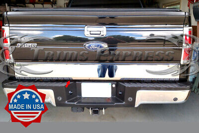 Tailgate Insert Trim Molding 6Pc Stainless Steel for 2009-2014 Ford F-150 Pickup