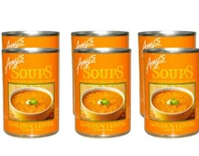 Amy's Organic Golden Lentil Soup 14.4 oz ( Pack of 6 )