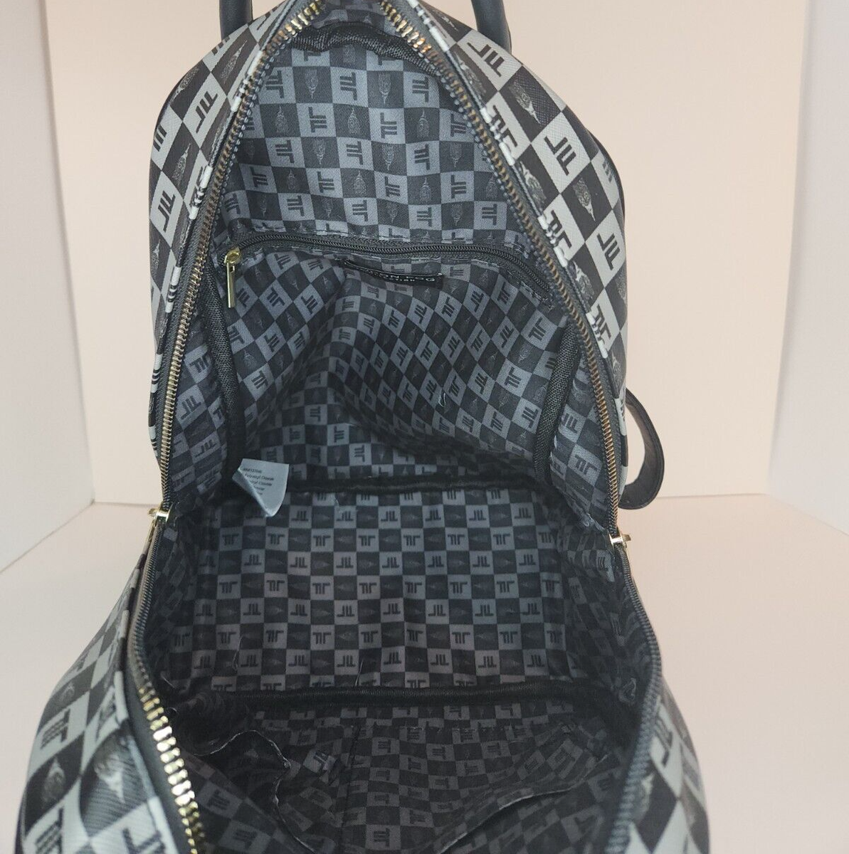 London Fog Hasley Signature Backpack, Black/Gray - Medium Size, NWT London Fog Hasley Signature Backpack, | Mercari main image 4