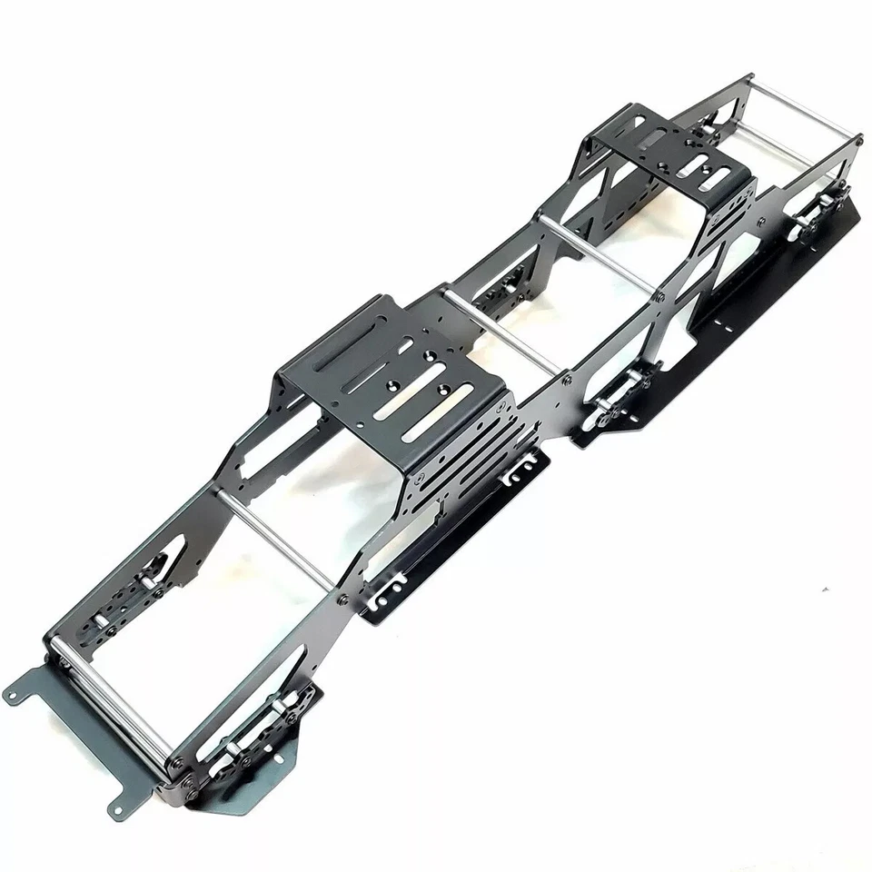 New Aluminum 6X6X6 Chassis Kit for Tamiya Clod Buster / Bull Head Upgrades Parts - Image 3 of 4