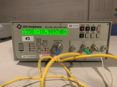 JDSU PS3 PS3050+15 Polarization Dependent Loss Meter (PDL)