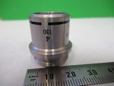 REICHERT 4X OBJECTIVE INFINITY OPTICS LENS MICROSCOPE PART AS PICTURED S1-B-47