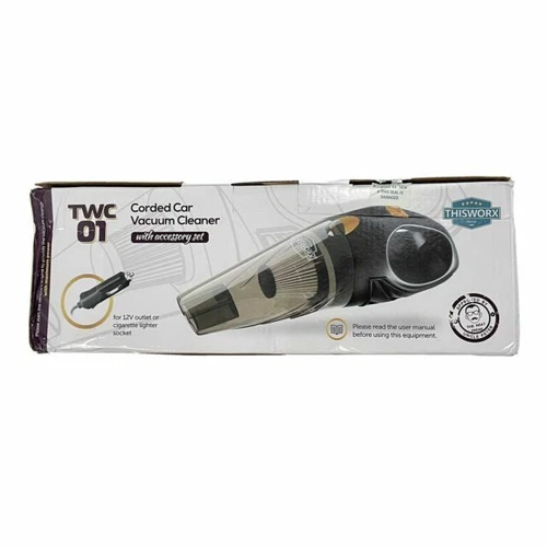 THISWORX Car Vacuum Cleaner - Portable High Power Handheld Vacuums w/ 3 Attac...
