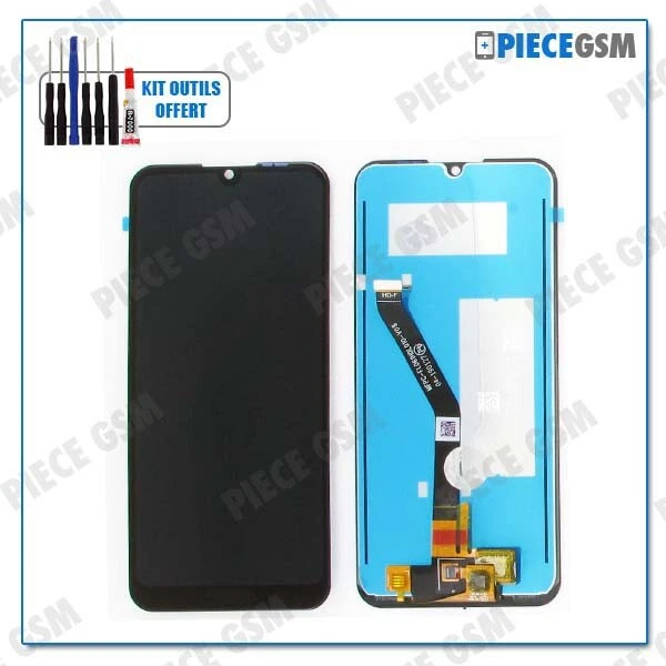 ECRAN LCD + VITRE TACTILE pour HUAWEI HONOR 8A NOIR + outils + colle B7000 - Photo 1/1